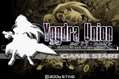 Yggdra U nion Title Screen